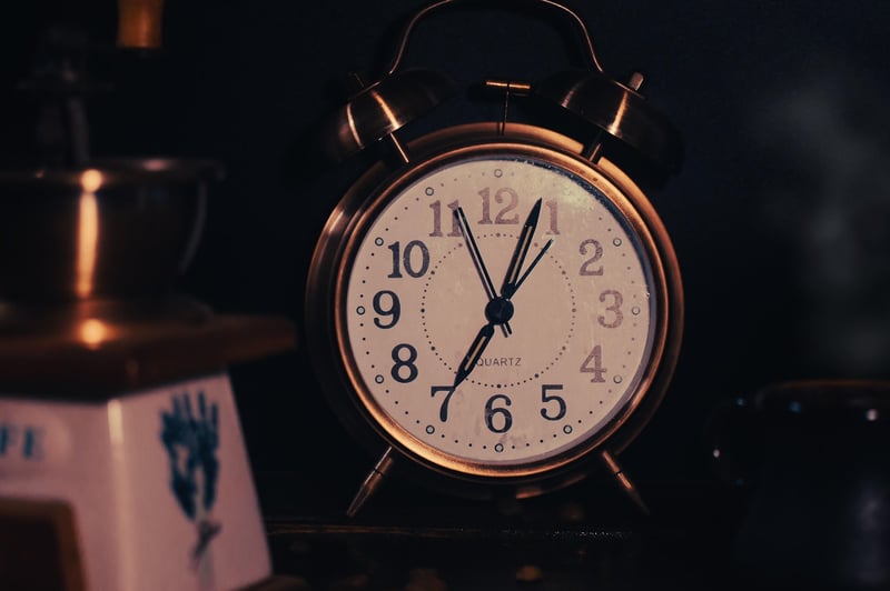Clock Showing Time